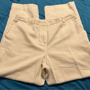 Liz Golf Classic Tan Women's Trousers size12P cotton/ spandex, straight leg